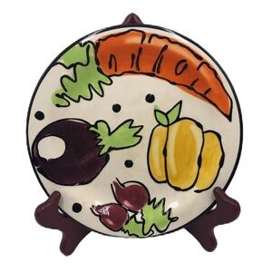 With Love Joanne Set of 2 Plates Created by Joanne delomba Vegetable Décor